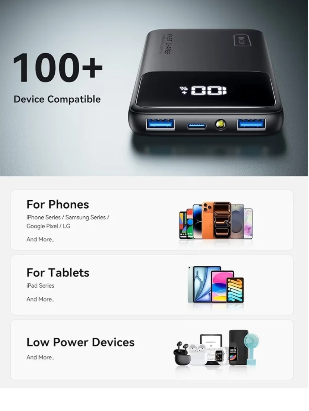 Power Bank Ultra Slim 10000mAh